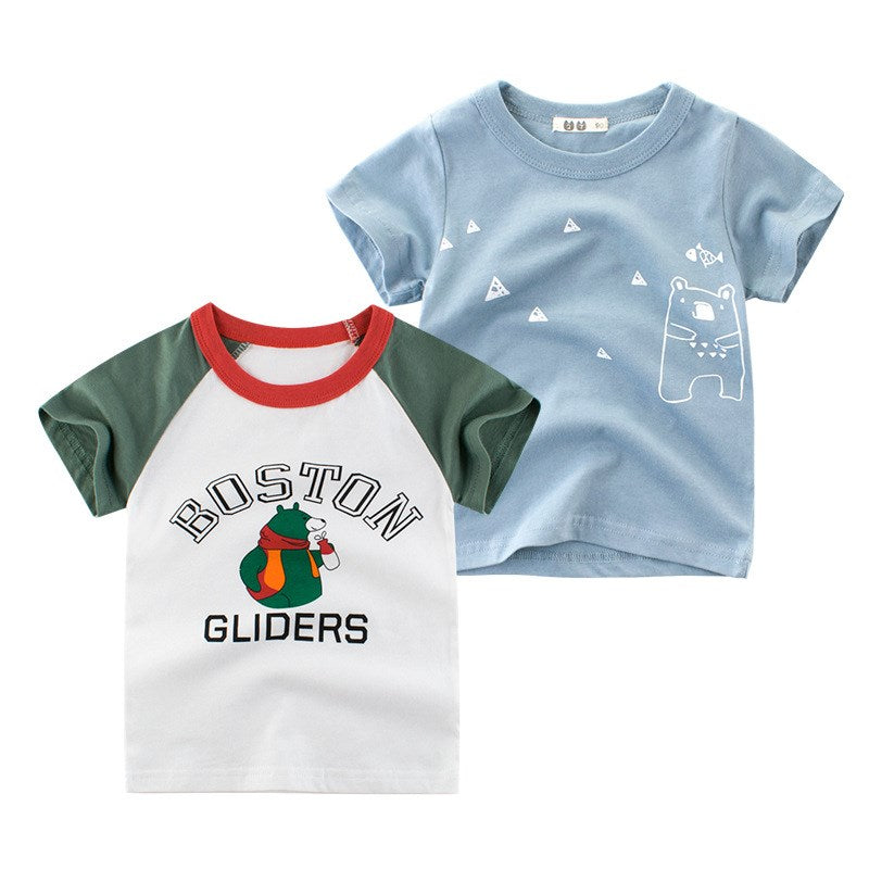 Kid's Short Sleeve T-Shirt For Boys