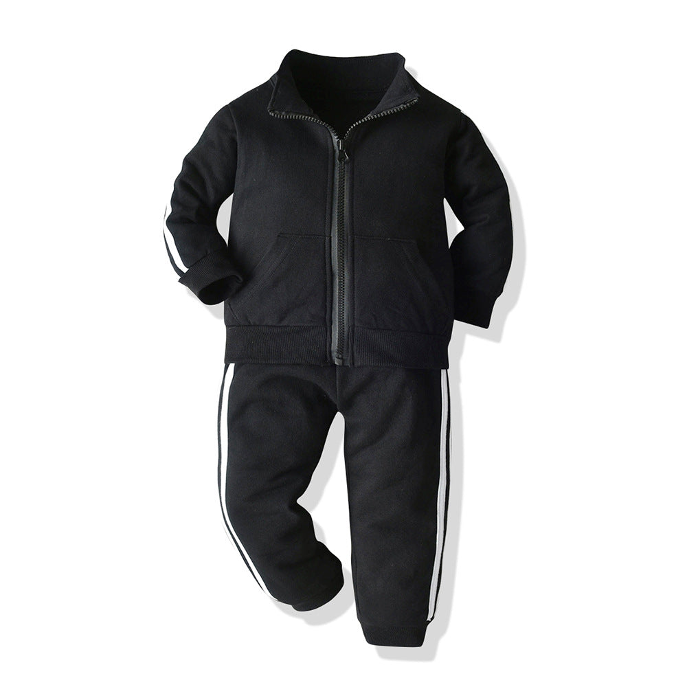 Two Zipper Spring And Autumn Sportswear Boys - ROMART GLOBAL LTD