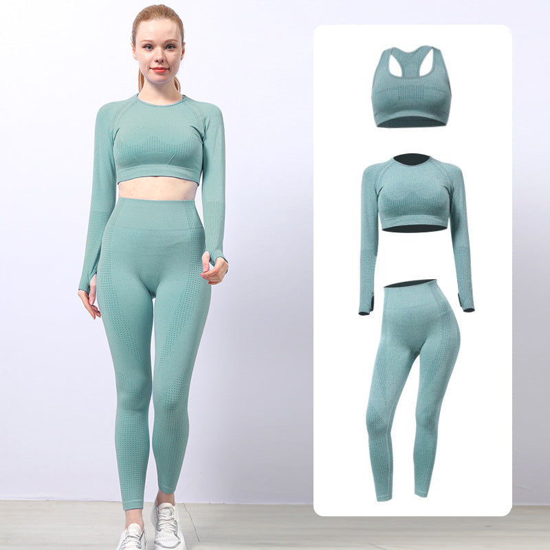 Seamless Yoga Wear Sports Suit Outdoor Fitness Vest Quick Dry Tight Sportswear Women - ROMART GLOBAL LTD