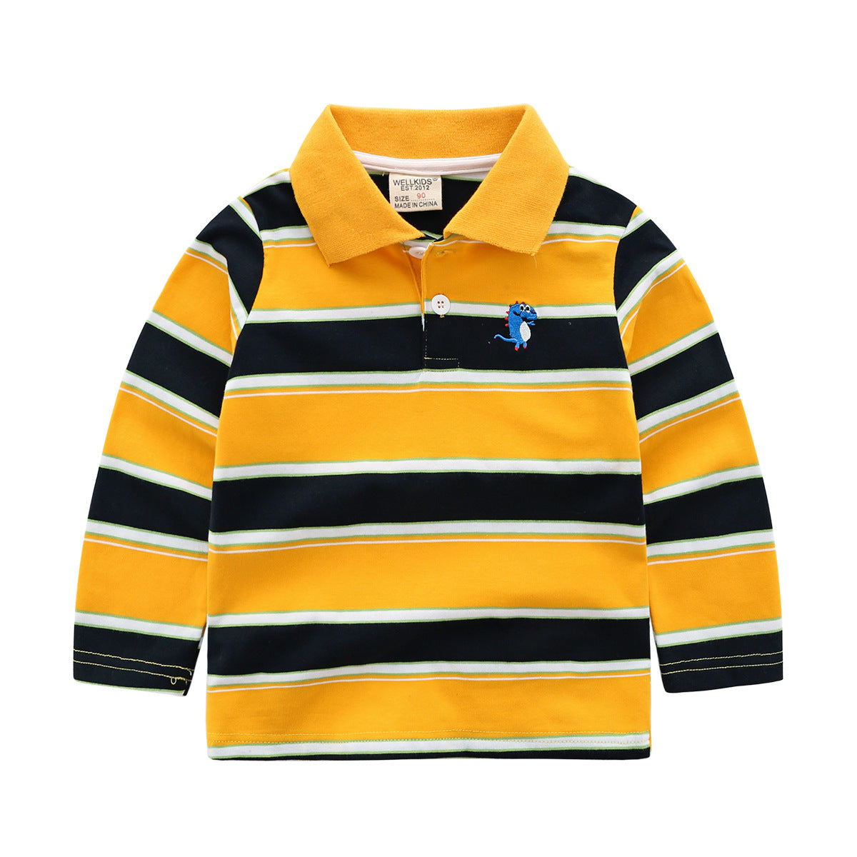 Striped Long Sleeve Tee Shirt For Boys