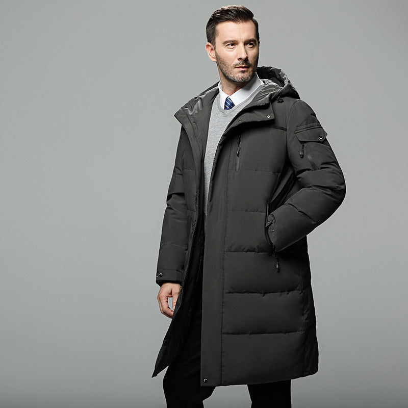 Long Padded Down Winter Coat Men - ROMART GLOBAL LTD