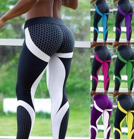 Adults Fitted Elasticated Yoga Gym Fitness Sports Pants Women - ROMART GLOBAL LTD