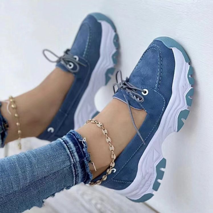Lace-up Casual Sneakers For Women