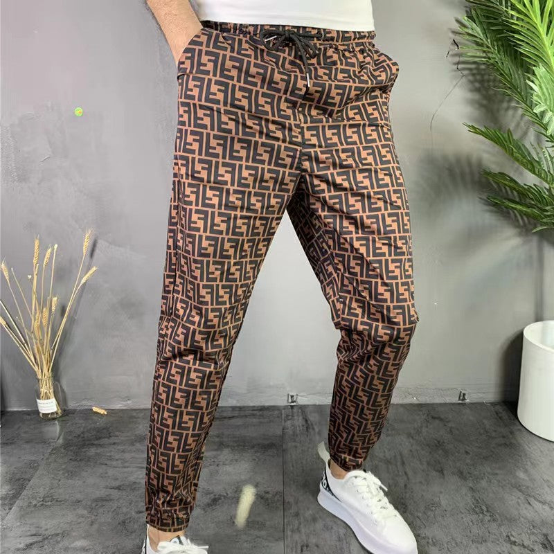 Men's Fashion Plaid Print Trousers For Men - ROMART GLOBAL LTD