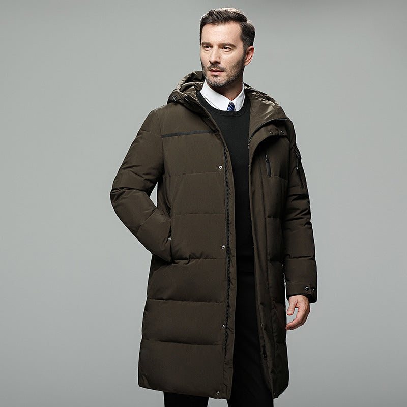 Long Padded Down Winter Coat Men - ROMART GLOBAL LTD