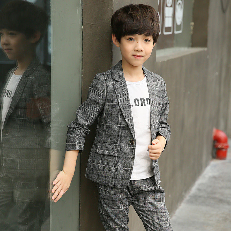 Boy's Suit Suit Children's Casual Small Suit Boy - ROMART GLOBAL LTD