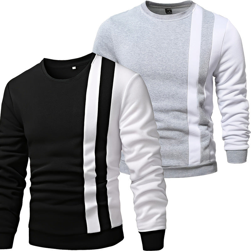 Loose Color Matching Outdoor Keep Warm Undershirt Base Shirt