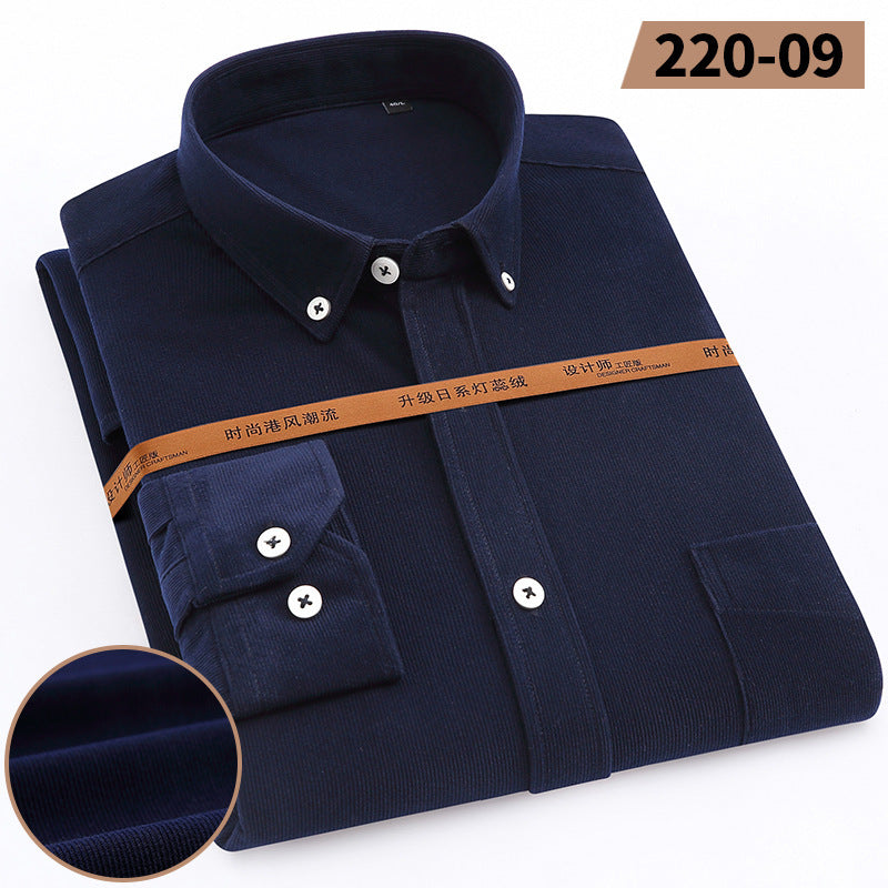 Hong Kong Style Retro Casual Shirt For Men