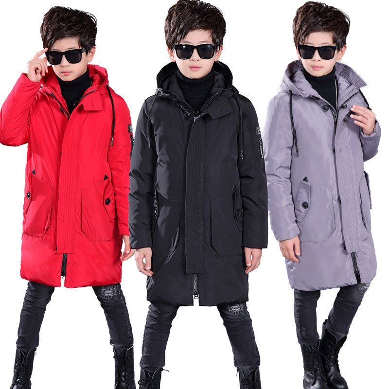 Kids Down Hooded Coat BOYS - ROMART GLOBAL LTD