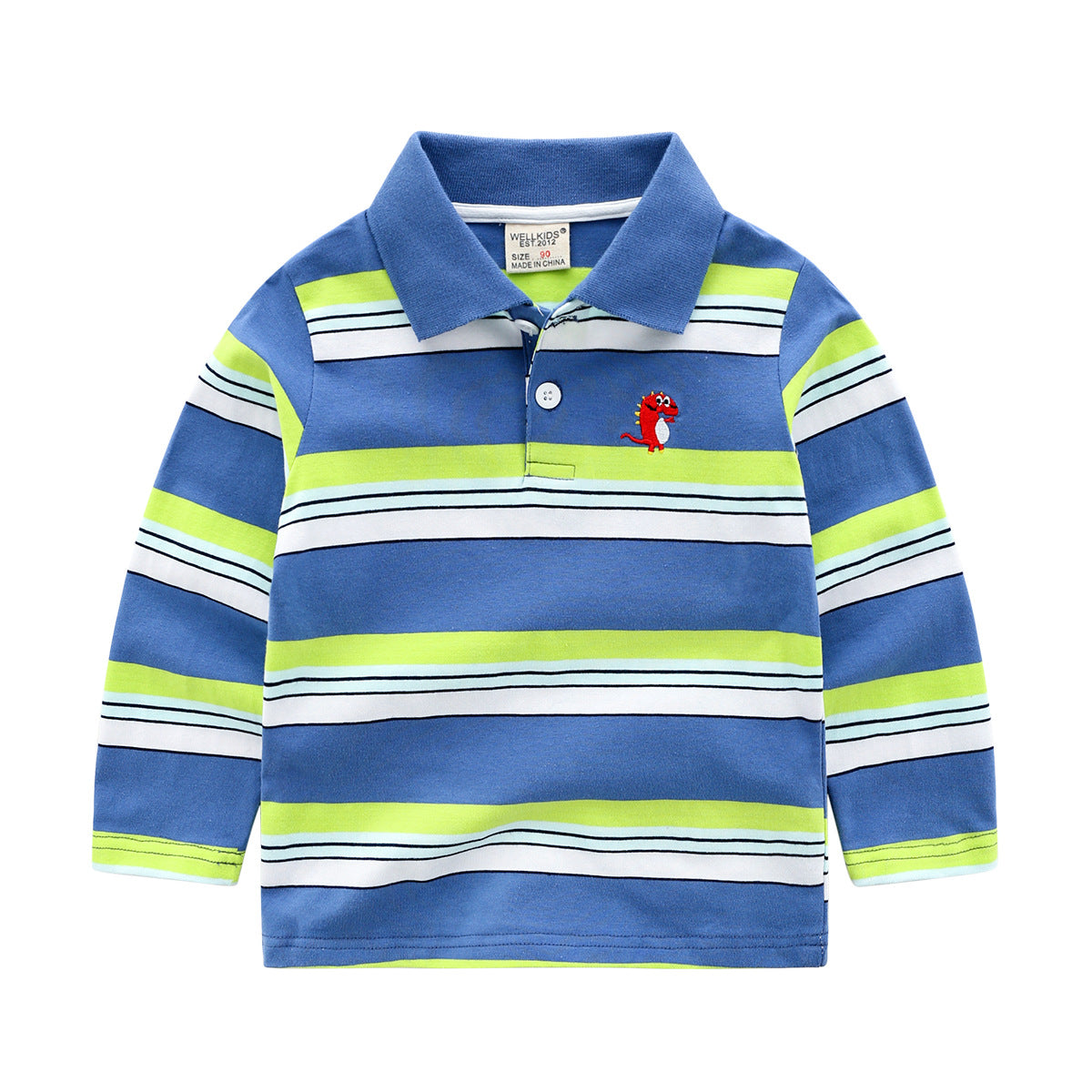 Striped Long Sleeve Tee Shirt For Boys