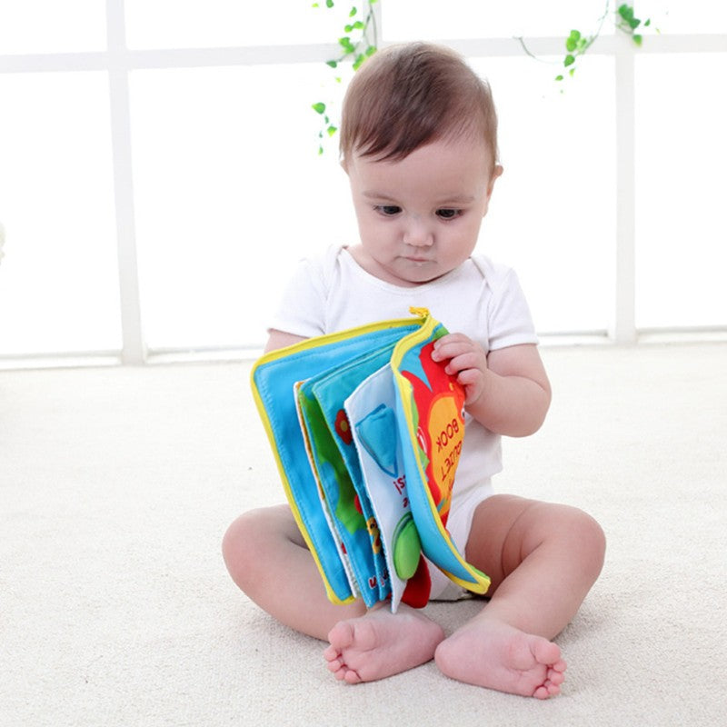 Baby Multi-Functional Soft Cloth Books Kids Learning - ROMART GLOBAL LTD