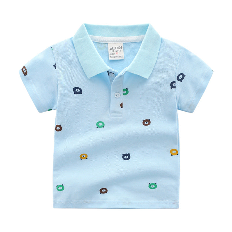 Cartoon Children's Short Sleeve POLO Shirt Boys - ROMART GLOBAL LTD