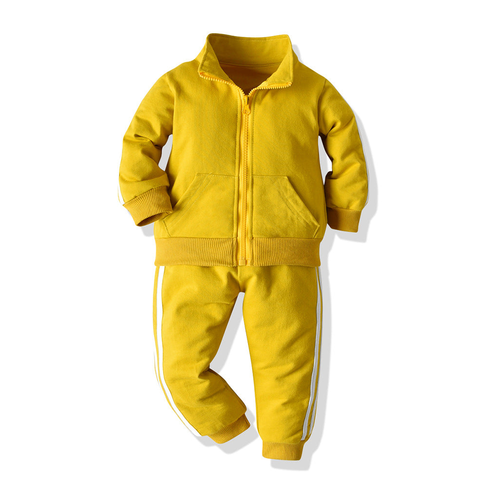 Two Zipper Spring And Autumn Sportswear Boys - ROMART GLOBAL LTD