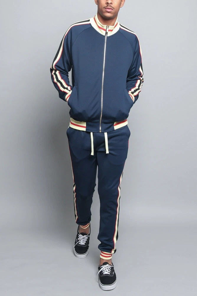 Adult 2-Piece Side Stripe Sportswear MEN - ROMART GLOBAL LTD