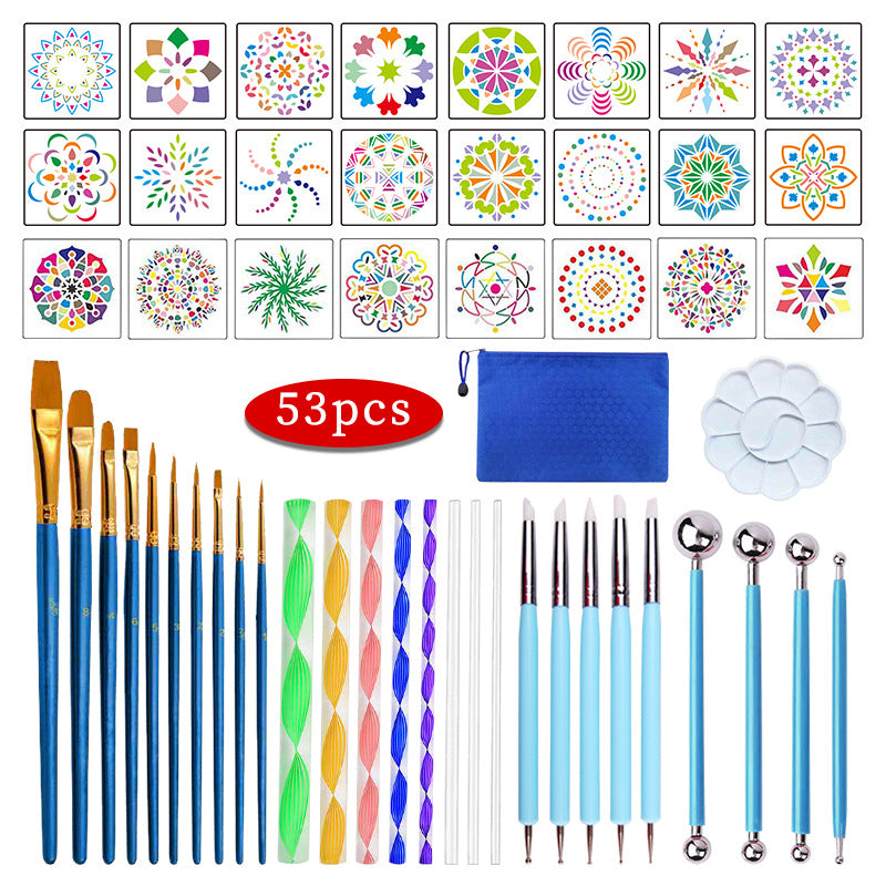 Mandala Tools Kids Doodle Drawing Tools Kids Learning - ROMART GLOBAL LTD