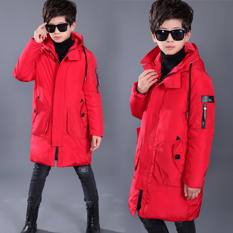 Kids Down Hooded Coat BOYS - ROMART GLOBAL LTD