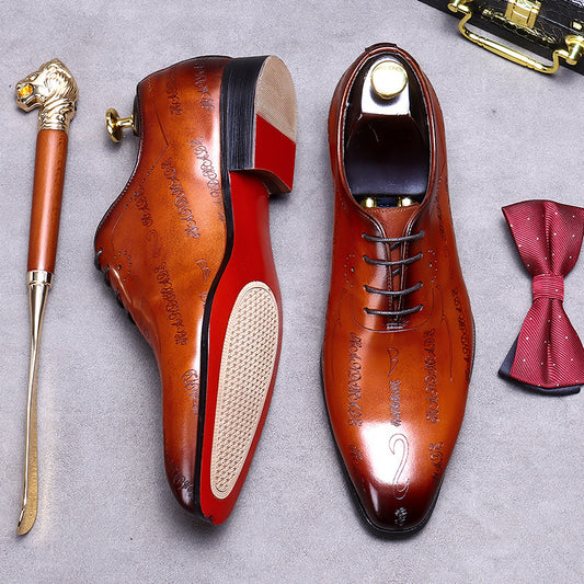 The High-Society Man Business Formal Leather Footwear Men - ROMART GLOBAL LTD