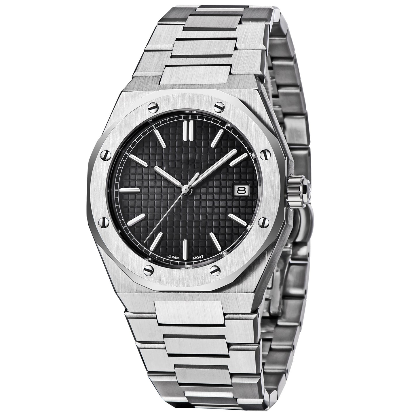 Fashion Business Casual Steel Mechanical Watch Jewellery & Accessories Men - ROMART GLOBAL LTD