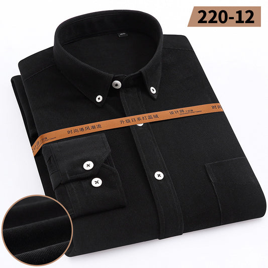 Hong Kong Style Retro Casual Shirt For Men