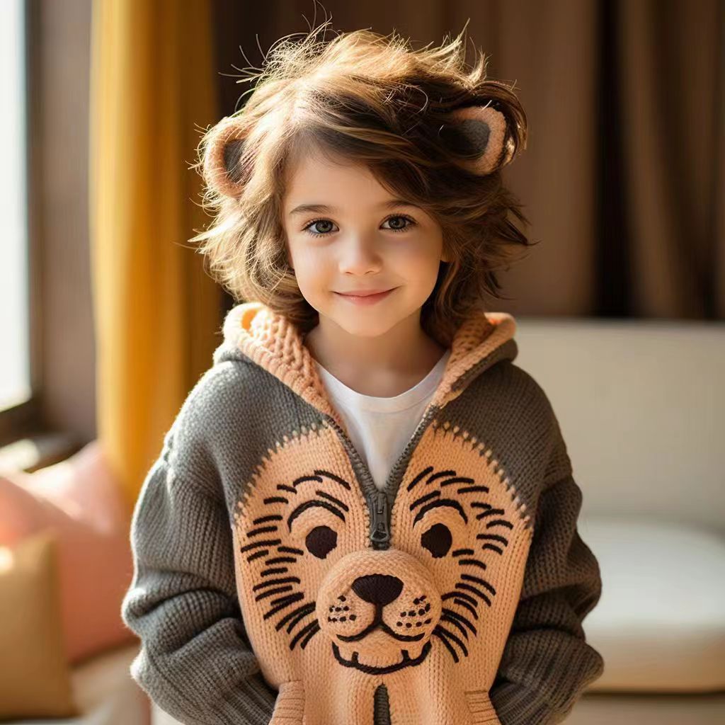 Boys And Girls Sweater Western Style Knitted - ROMART GLOBAL LTD