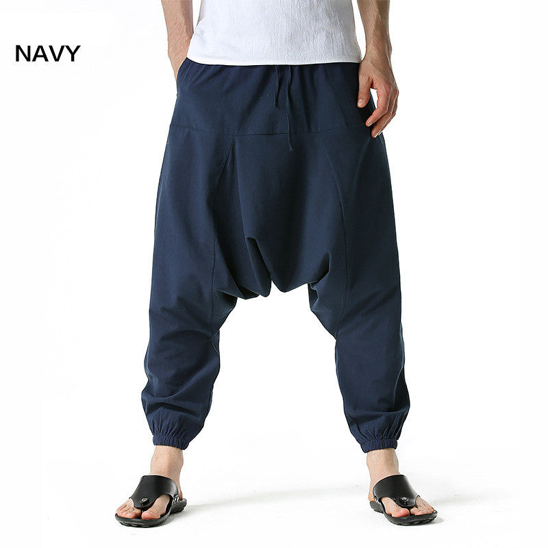 Japanese Loose Flying Squirrel Pants Casual Sports Trousers With Feet For Men - ROMART GLOBAL LTD