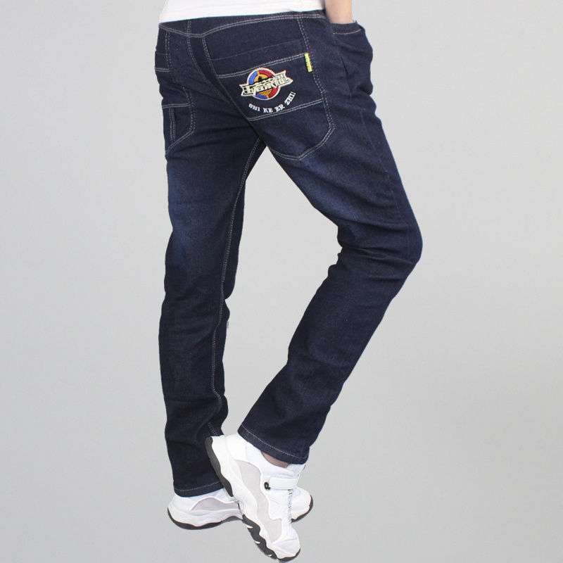 Casual Stretch Straight Jeans Pants Boys - ROMART GLOBAL LTD