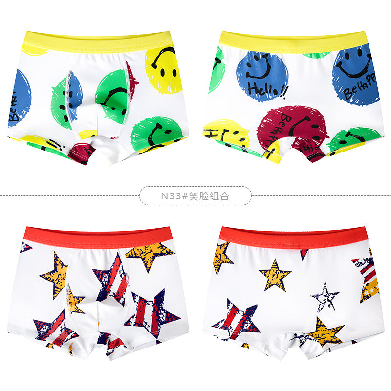 Children's Cotton Underpants Boxer Shorts Briefs Underwear Boys - ROMART GLOBAL LTD