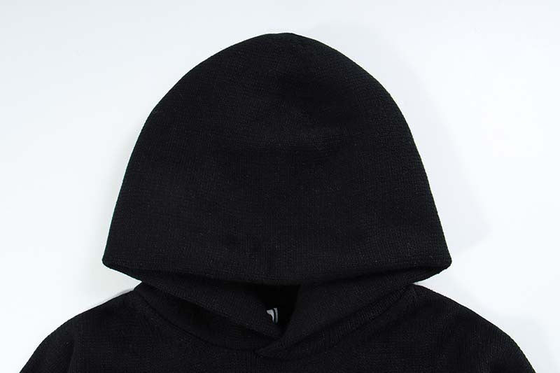 Hooded Jumper With Torn Design Is Loose Knitwear Men - ROMART GLOBAL LTD