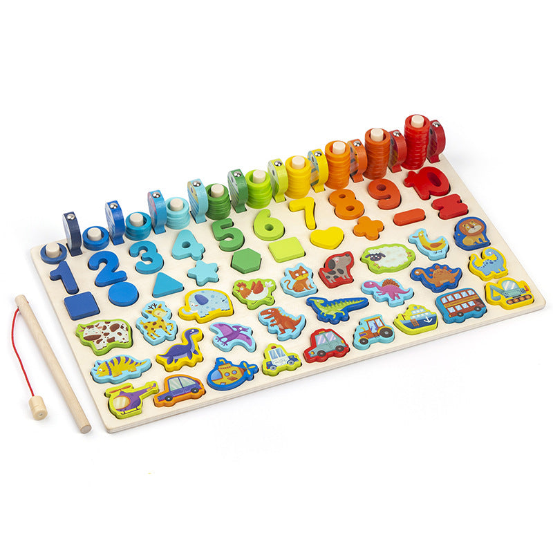 Children's Early Education Jigsaw Wooden Toys Kids Learning - ROMART GLOBAL LTD