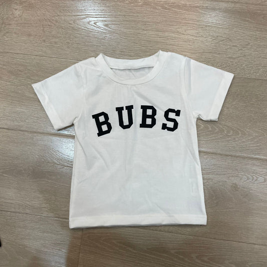 Letter Print Short-Sleeve Pullover Top For Boys