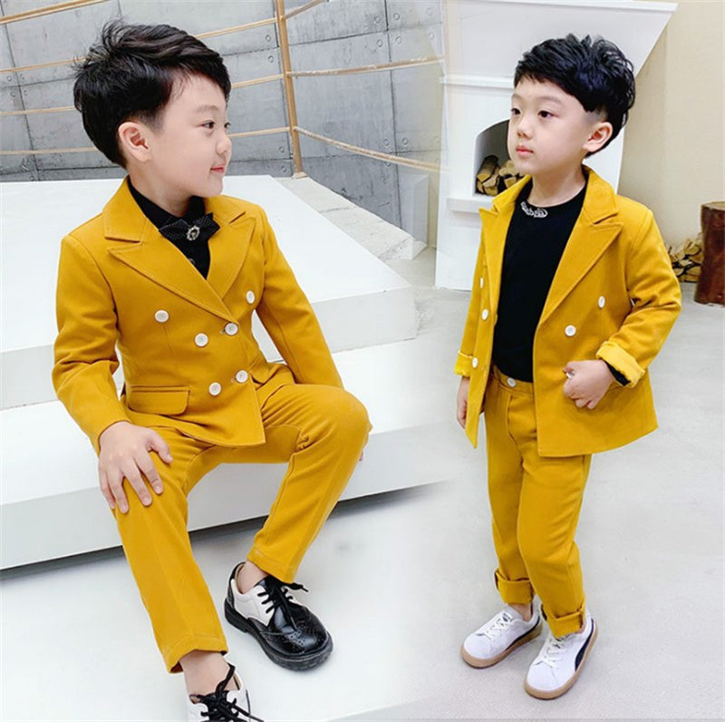 Kids Elegant All Formal Occasions Fashion Simple Catwalk Suit Boys - ROMART GLOBAL LTD