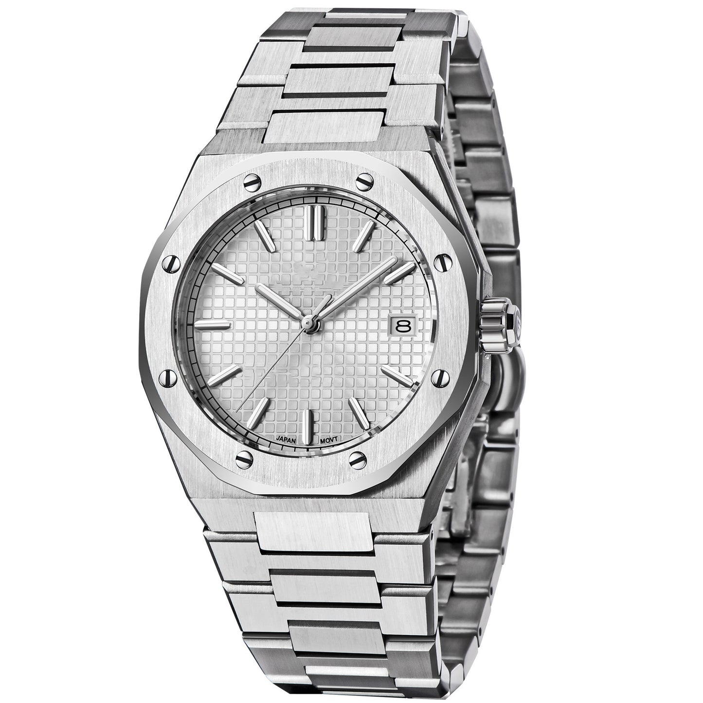 Fashion Business Casual Steel Mechanical Watch Jewellery & Accessories Men - ROMART GLOBAL LTD