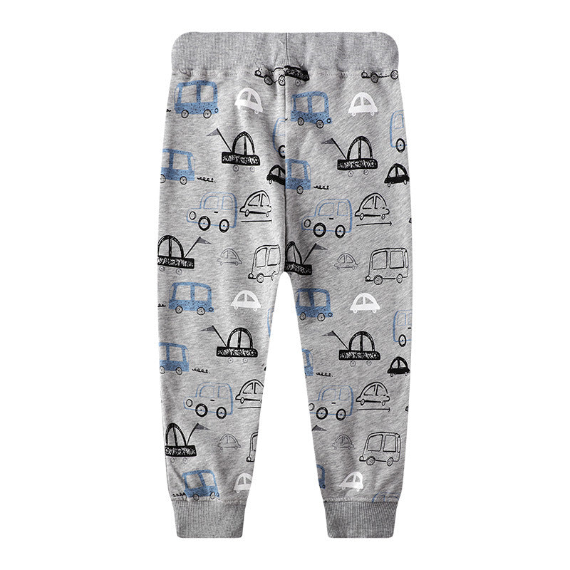 Kids Printed Cotton Casual Street Pants Boys - ROMART GLOBAL LTD