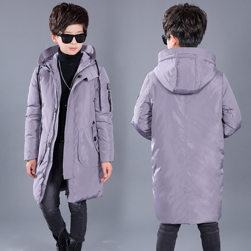 Kids Down Hooded Coat BOYS - ROMART GLOBAL LTD