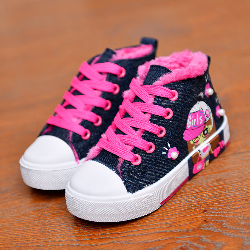 Children's Canvas Footwear Girls - ROMART GLOBAL LTD