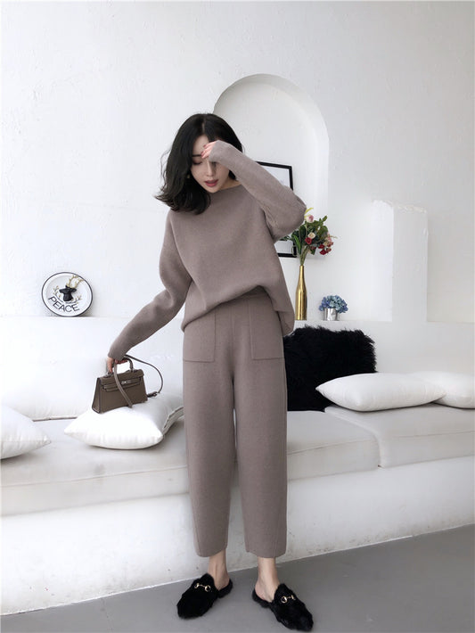 Thin Knit Pants Casual Pants Fashion Suit Women - ROMART GLOBAL LTD