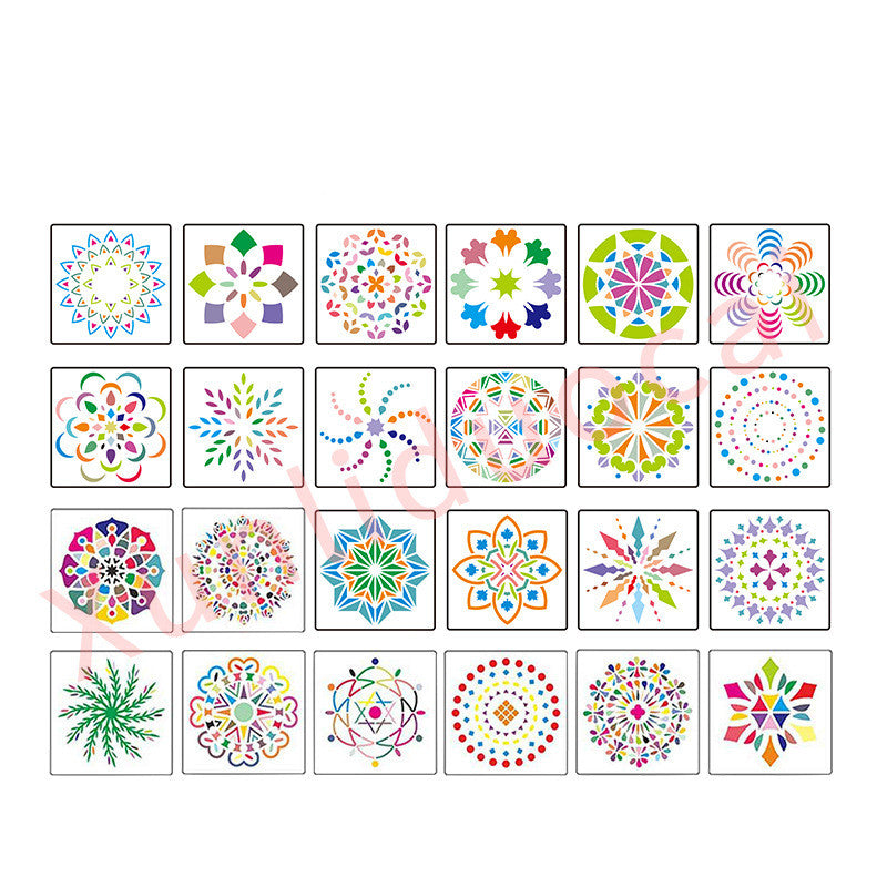 Mandala Tools Kids Doodle Drawing Tools Kids Learning - ROMART GLOBAL LTD