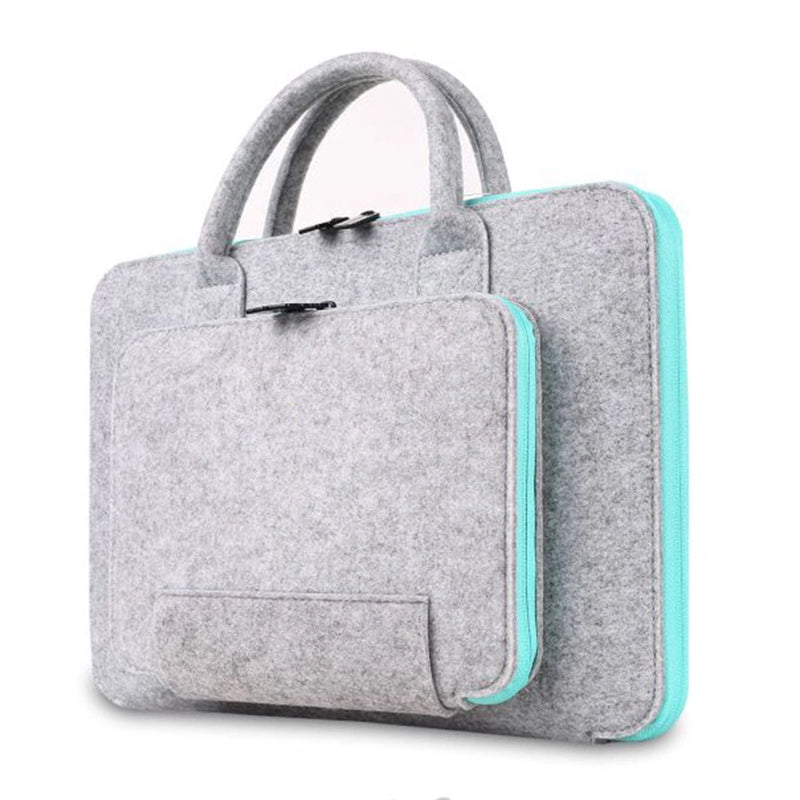Fashion Felt Laptop Bag Multicolor Handheld - ROMART GLOBAL LTD