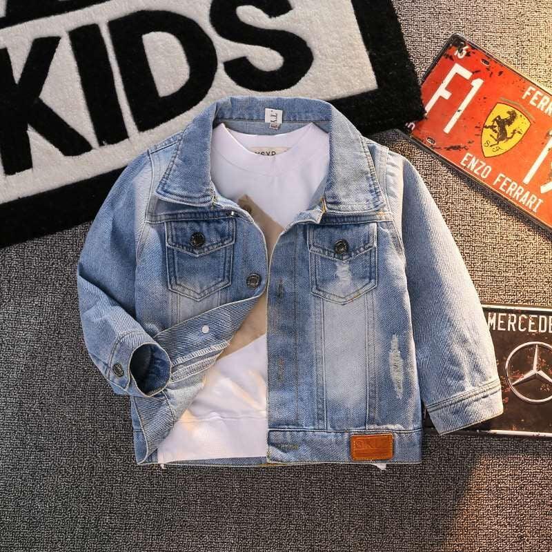 Kids Classique Denim Coat BOYS - ROMART GLOBAL LTD